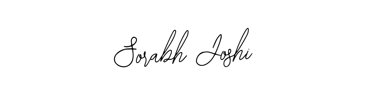 Make a beautiful signature design for name Sorabh Joshi. With this signature (Bearetta-2O07w) style, you can create a handwritten signature for free. Sorabh Joshi signature style 12 images and pictures png