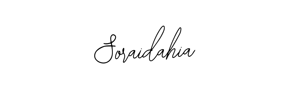 How to make Soraidahia signature? Bearetta-2O07w is a professional autograph style. Create handwritten signature for Soraidahia name. Soraidahia signature style 12 images and pictures png