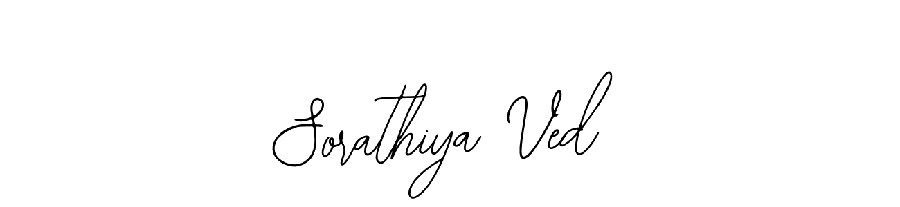 How to Draw Sorathiya Ved signature style? Bearetta-2O07w is a latest design signature styles for name Sorathiya Ved. Sorathiya Ved signature style 12 images and pictures png