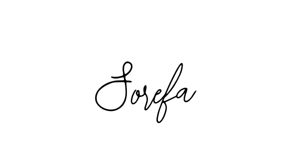 You should practise on your own different ways (Bearetta-2O07w) to write your name (Sorefa) in signature. don't let someone else do it for you. Sorefa signature style 12 images and pictures png