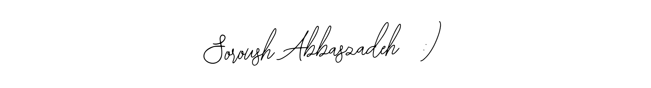 Also we have Soroush Abbaszadeh  :) name is the best signature style. Create professional handwritten signature collection using Bearetta-2O07w autograph style. Soroush Abbaszadeh  :) signature style 12 images and pictures png