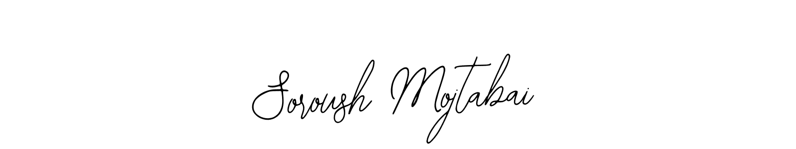 Also You can easily find your signature by using the search form. We will create Soroush Mojtabai name handwritten signature images for you free of cost using Bearetta-2O07w sign style. Soroush Mojtabai signature style 12 images and pictures png