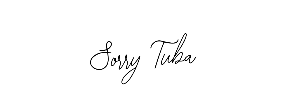 if you are searching for the best signature style for your name Sorry Tuba. so please give up your signature search. here we have designed multiple signature styles  using Bearetta-2O07w. Sorry Tuba signature style 12 images and pictures png