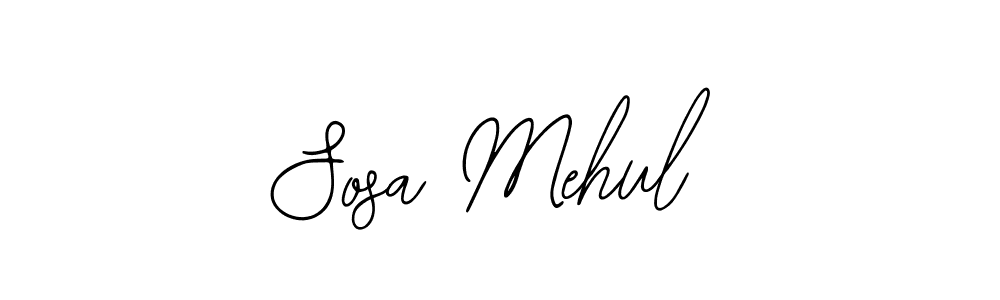 Make a beautiful signature design for name Sosa Mehul. Use this online signature maker to create a handwritten signature for free. Sosa Mehul signature style 12 images and pictures png