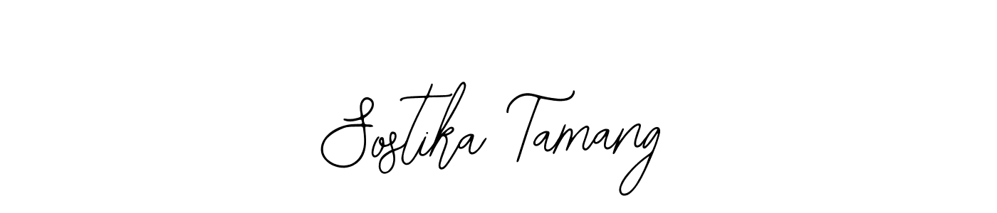 Design your own signature with our free online signature maker. With this signature software, you can create a handwritten (Bearetta-2O07w) signature for name Sostika Tamang. Sostika Tamang signature style 12 images and pictures png