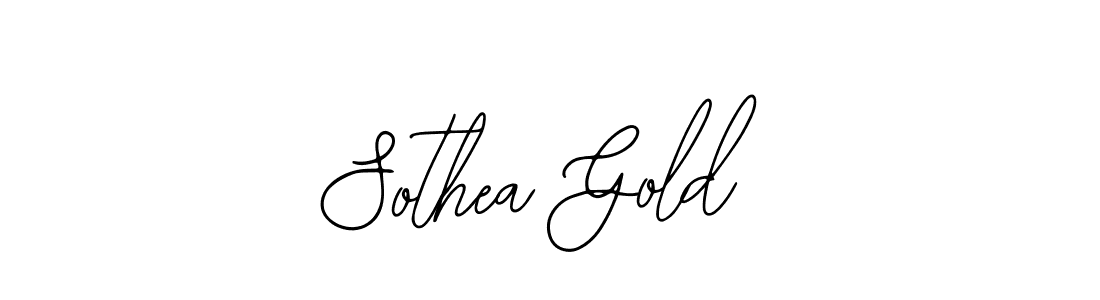 How to make Sothea Gold signature? Bearetta-2O07w is a professional autograph style. Create handwritten signature for Sothea Gold name. Sothea Gold signature style 12 images and pictures png