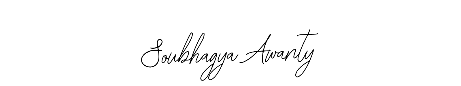 Similarly Bearetta-2O07w is the best handwritten signature design. Signature creator online .You can use it as an online autograph creator for name Soubhagya Awanty. Soubhagya Awanty signature style 12 images and pictures png
