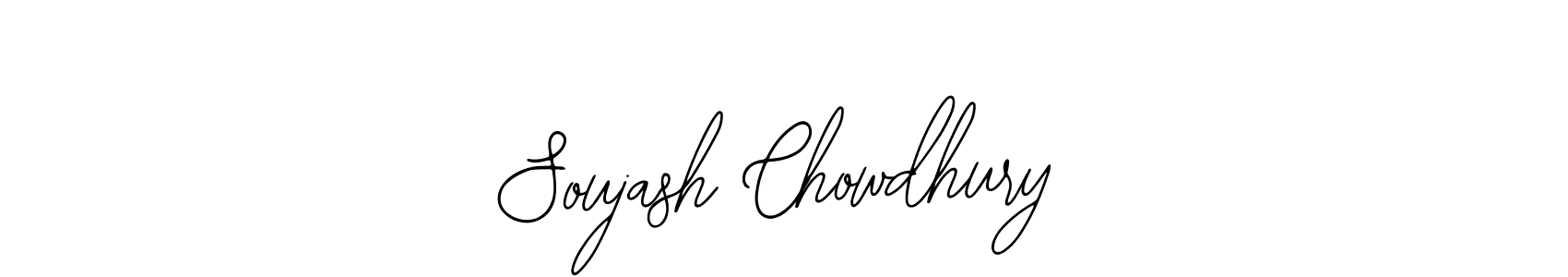 How to make Soujash Chowdhury name signature. Use Bearetta-2O07w style for creating short signs online. This is the latest handwritten sign. Soujash Chowdhury signature style 12 images and pictures png