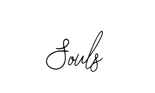 Design your own signature with our free online signature maker. With this signature software, you can create a handwritten (Bearetta-2O07w) signature for name Souls. Souls signature style 12 images and pictures png