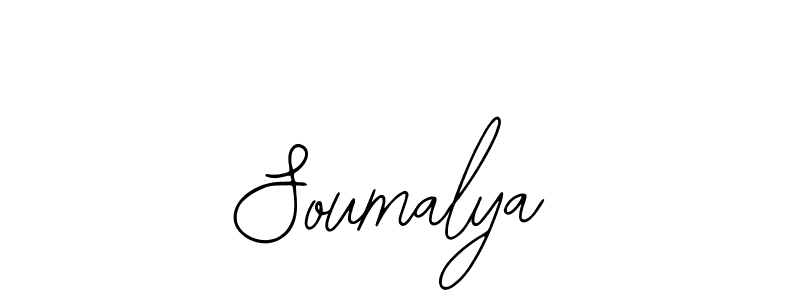 The best way (Bearetta-2O07w) to make a short signature is to pick only two or three words in your name. The name Soumalya include a total of six letters. For converting this name. Soumalya signature style 12 images and pictures png