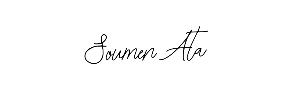 Make a beautiful signature design for name Soumen Ata. With this signature (Bearetta-2O07w) style, you can create a handwritten signature for free. Soumen Ata signature style 12 images and pictures png