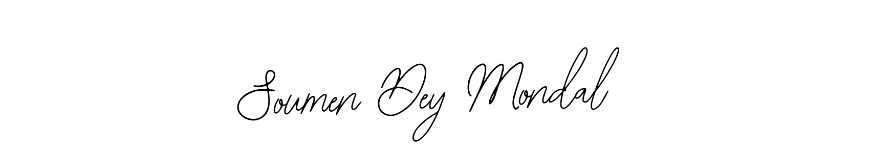 Use a signature maker to create a handwritten signature online. With this signature software, you can design (Bearetta-2O07w) your own signature for name Soumen Dey Mondal. Soumen Dey Mondal signature style 12 images and pictures png