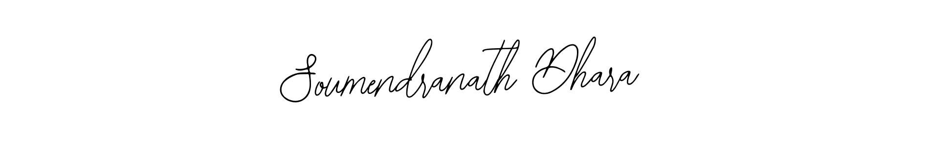 How to make Soumendranath Dhara name signature. Use Bearetta-2O07w style for creating short signs online. This is the latest handwritten sign. Soumendranath Dhara signature style 12 images and pictures png