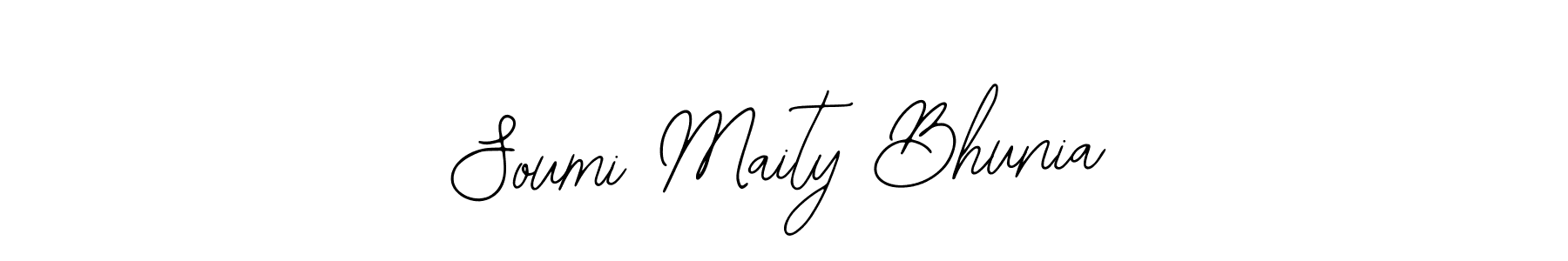 How to make Soumi Maity Bhunia signature? Bearetta-2O07w is a professional autograph style. Create handwritten signature for Soumi Maity Bhunia name. Soumi Maity Bhunia signature style 12 images and pictures png