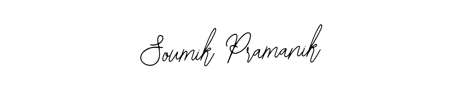 Also we have Soumik Pramanik name is the best signature style. Create professional handwritten signature collection using Bearetta-2O07w autograph style. Soumik Pramanik signature style 12 images and pictures png