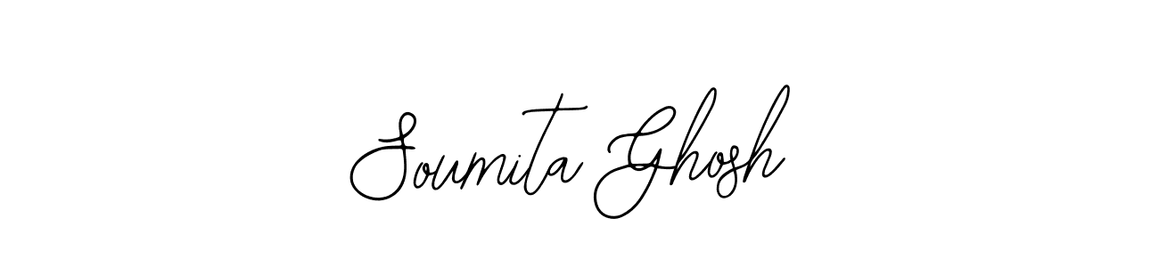 How to make Soumita Ghosh name signature. Use Bearetta-2O07w style for creating short signs online. This is the latest handwritten sign. Soumita Ghosh signature style 12 images and pictures png