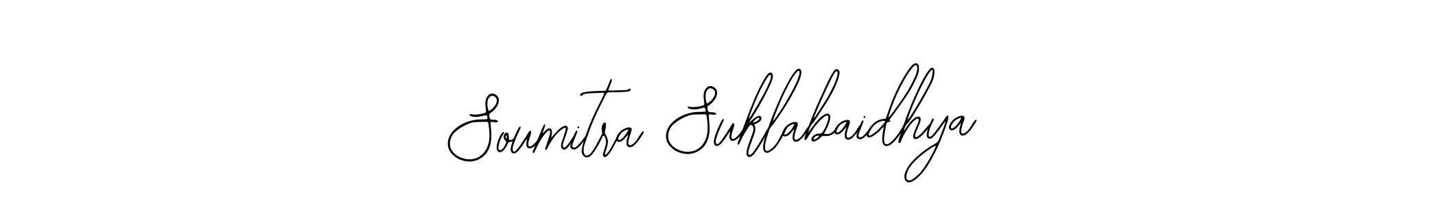 You should practise on your own different ways (Bearetta-2O07w) to write your name (Soumitra Suklabaidhya) in signature. don't let someone else do it for you. Soumitra Suklabaidhya signature style 12 images and pictures png