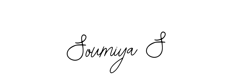 It looks lik you need a new signature style for name Soumiya S. Design unique handwritten (Bearetta-2O07w) signature with our free signature maker in just a few clicks. Soumiya S signature style 12 images and pictures png