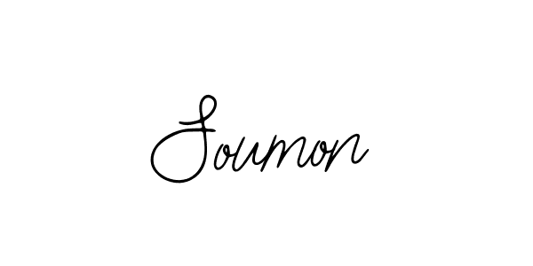 Soumon stylish signature style. Best Handwritten Sign (Bearetta-2O07w) for my name. Handwritten Signature Collection Ideas for my name Soumon. Soumon signature style 12 images and pictures png
