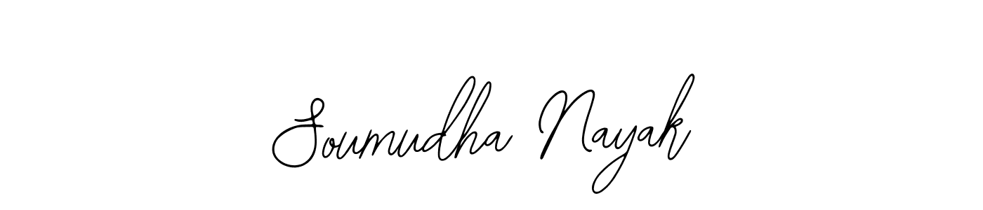 Create a beautiful signature design for name Soumudha Nayak. With this signature (Bearetta-2O07w) fonts, you can make a handwritten signature for free. Soumudha Nayak signature style 12 images and pictures png