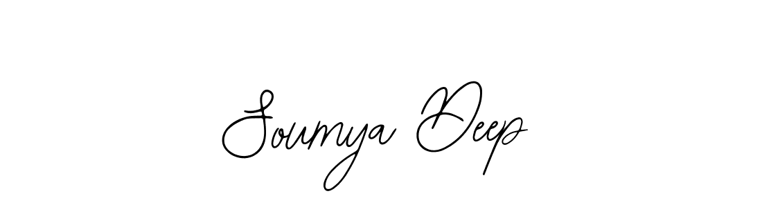 You should practise on your own different ways (Bearetta-2O07w) to write your name (Soumya Deep) in signature. don't let someone else do it for you. Soumya Deep signature style 12 images and pictures png