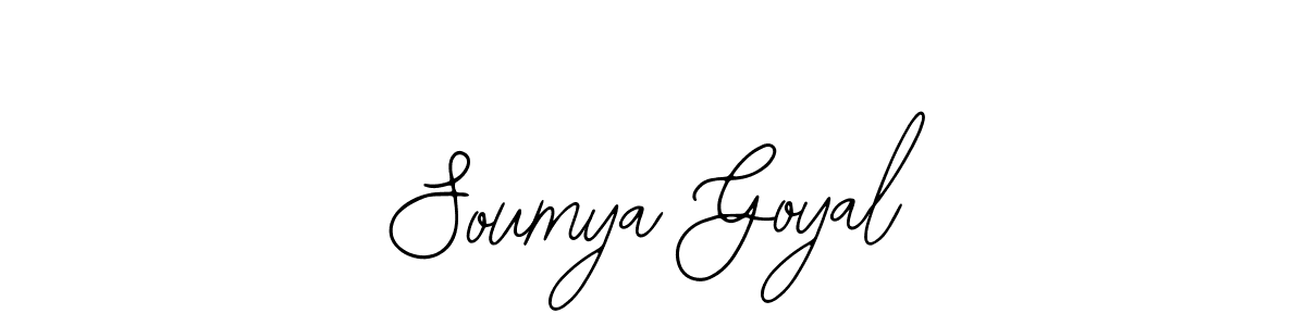 How to Draw Soumya Goyal signature style? Bearetta-2O07w is a latest design signature styles for name Soumya Goyal. Soumya Goyal signature style 12 images and pictures png