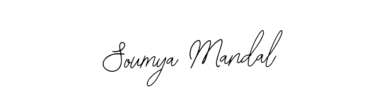 Bearetta-2O07w is a professional signature style that is perfect for those who want to add a touch of class to their signature. It is also a great choice for those who want to make their signature more unique. Get Soumya Mandal name to fancy signature for free. Soumya Mandal signature style 12 images and pictures png