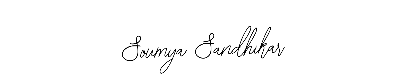 Soumya Sandhikar stylish signature style. Best Handwritten Sign (Bearetta-2O07w) for my name. Handwritten Signature Collection Ideas for my name Soumya Sandhikar. Soumya Sandhikar signature style 12 images and pictures png