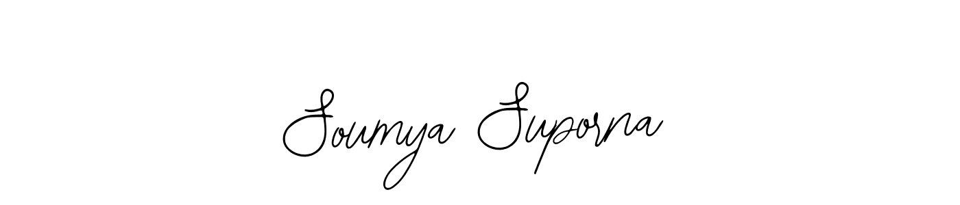 Use a signature maker to create a handwritten signature online. With this signature software, you can design (Bearetta-2O07w) your own signature for name Soumya Suporna. Soumya Suporna signature style 12 images and pictures png