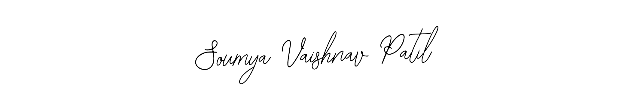 Make a short Soumya Vaishnav Patil signature style. Manage your documents anywhere anytime using Bearetta-2O07w. Create and add eSignatures, submit forms, share and send files easily. Soumya Vaishnav Patil signature style 12 images and pictures png