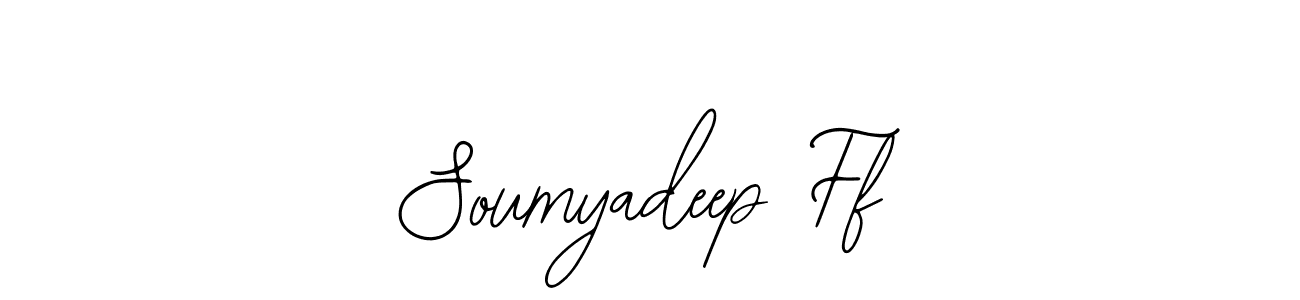 if you are searching for the best signature style for your name Soumyadeep Ff. so please give up your signature search. here we have designed multiple signature styles  using Bearetta-2O07w. Soumyadeep Ff signature style 12 images and pictures png