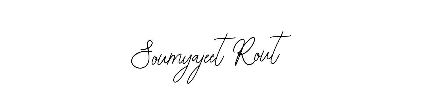 How to make Soumyajeet Rout name signature. Use Bearetta-2O07w style for creating short signs online. This is the latest handwritten sign. Soumyajeet Rout signature style 12 images and pictures png