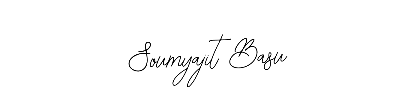 Make a beautiful signature design for name Soumyajit Basu. With this signature (Bearetta-2O07w) style, you can create a handwritten signature for free. Soumyajit Basu signature style 12 images and pictures png