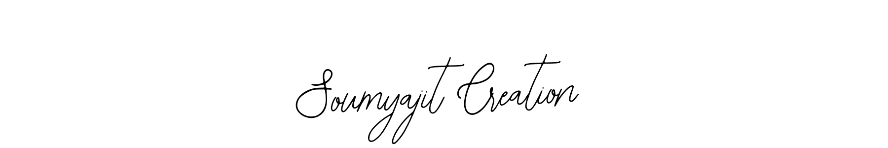 Bearetta-2O07w is a professional signature style that is perfect for those who want to add a touch of class to their signature. It is also a great choice for those who want to make their signature more unique. Get Soumyajit Creation name to fancy signature for free. Soumyajit Creation signature style 12 images and pictures png
