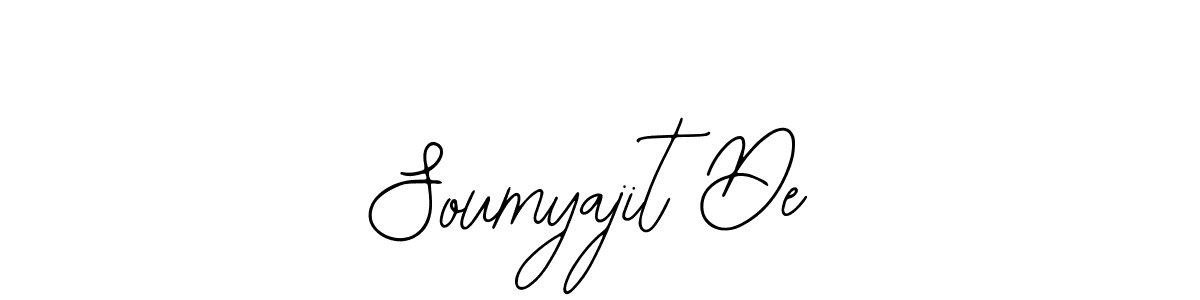 Similarly Bearetta-2O07w is the best handwritten signature design. Signature creator online .You can use it as an online autograph creator for name Soumyajit De. Soumyajit De signature style 12 images and pictures png