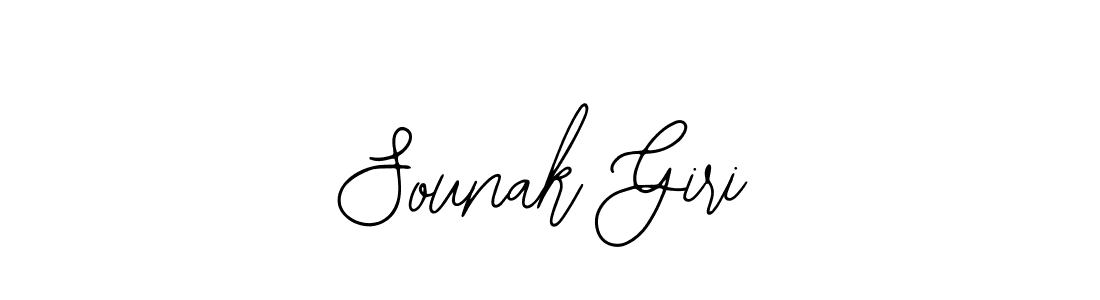 The best way (Bearetta-2O07w) to make a short signature is to pick only two or three words in your name. The name Sounak Giri include a total of six letters. For converting this name. Sounak Giri signature style 12 images and pictures png