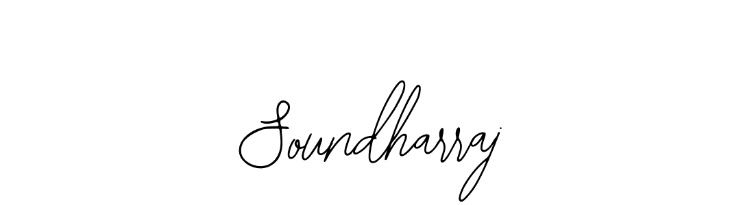 How to make Soundharraj name signature. Use Bearetta-2O07w style for creating short signs online. This is the latest handwritten sign. Soundharraj signature style 12 images and pictures png