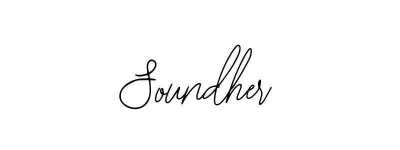 Design your own signature with our free online signature maker. With this signature software, you can create a handwritten (Bearetta-2O07w) signature for name Soundher. Soundher signature style 12 images and pictures png