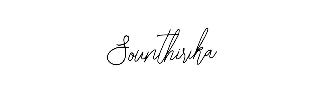 Sounthirika stylish signature style. Best Handwritten Sign (Bearetta-2O07w) for my name. Handwritten Signature Collection Ideas for my name Sounthirika. Sounthirika signature style 12 images and pictures png