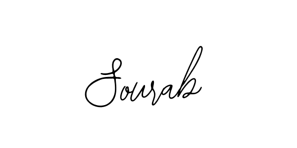 Use a signature maker to create a handwritten signature online. With this signature software, you can design (Bearetta-2O07w) your own signature for name Sourab. Sourab signature style 12 images and pictures png