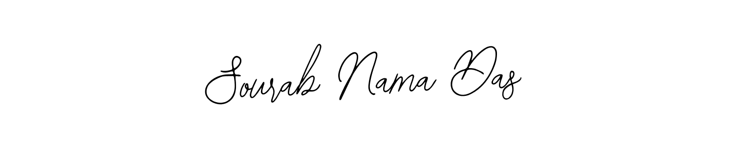 The best way (Bearetta-2O07w) to make a short signature is to pick only two or three words in your name. The name Sourab Nama Das include a total of six letters. For converting this name. Sourab Nama Das signature style 12 images and pictures png