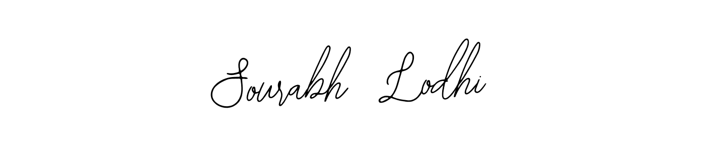 Also we have Sourabh  Lodhi name is the best signature style. Create professional handwritten signature collection using Bearetta-2O07w autograph style. Sourabh  Lodhi signature style 12 images and pictures png