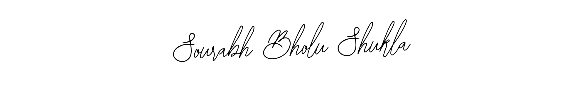 It looks lik you need a new signature style for name Sourabh Bholu Shukla. Design unique handwritten (Bearetta-2O07w) signature with our free signature maker in just a few clicks. Sourabh Bholu Shukla signature style 12 images and pictures png