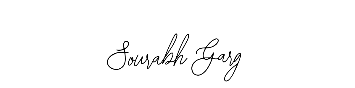 You should practise on your own different ways (Bearetta-2O07w) to write your name (Sourabh Garg) in signature. don't let someone else do it for you. Sourabh Garg signature style 12 images and pictures png