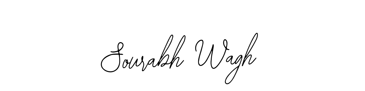 if you are searching for the best signature style for your name Sourabh Wagh. so please give up your signature search. here we have designed multiple signature styles  using Bearetta-2O07w. Sourabh Wagh signature style 12 images and pictures png