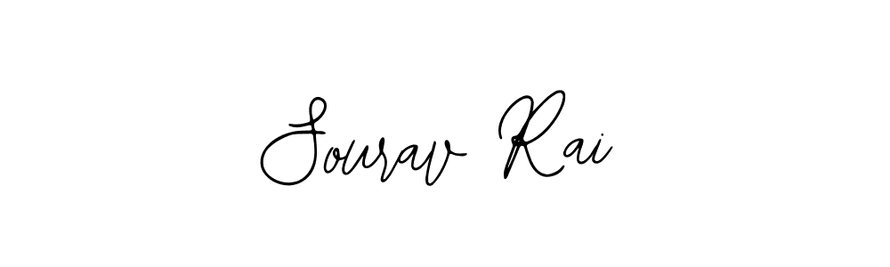 How to make Sourav Rai name signature. Use Bearetta-2O07w style for creating short signs online. This is the latest handwritten sign. Sourav Rai signature style 12 images and pictures png