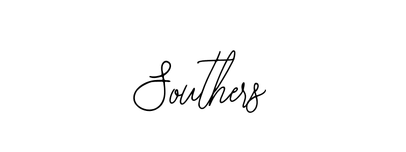 Use a signature maker to create a handwritten signature online. With this signature software, you can design (Bearetta-2O07w) your own signature for name Southers. Southers signature style 12 images and pictures png