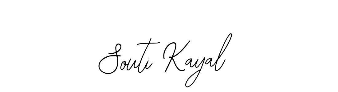 Once you've used our free online signature maker to create your best signature Bearetta-2O07w style, it's time to enjoy all of the benefits that Souti Kayal name signing documents. Souti Kayal signature style 12 images and pictures png