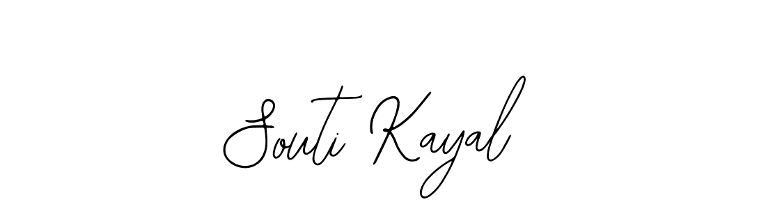 Also You can easily find your signature by using the search form. We will create Souti Kayal name handwritten signature images for you free of cost using Bearetta-2O07w sign style. Souti Kayal signature style 12 images and pictures png