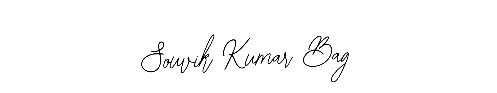 How to make Souvik Kumar Bag name signature. Use Bearetta-2O07w style for creating short signs online. This is the latest handwritten sign. Souvik Kumar Bag signature style 12 images and pictures png